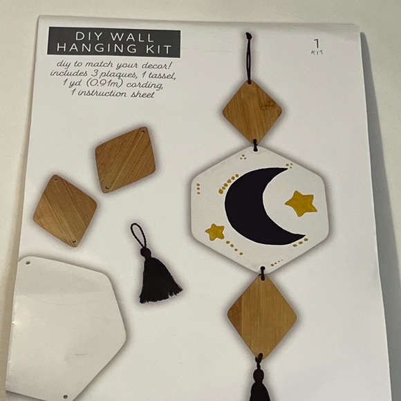 New Paint Your Own (PYO) Hexagon Wall Hanging Kit Crafting - Picture 8 of 14